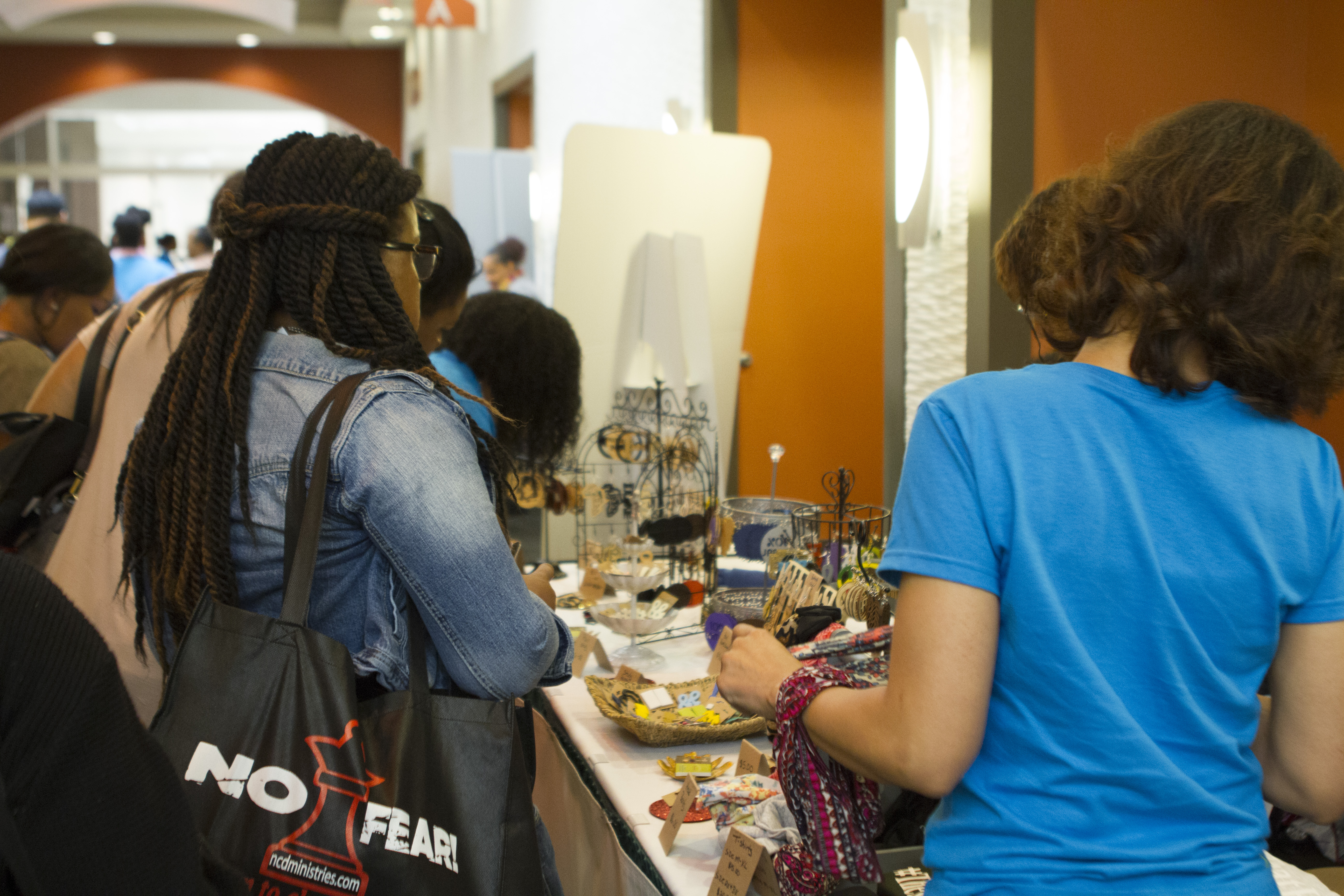 Shopping at the 2017 No Fear Conference