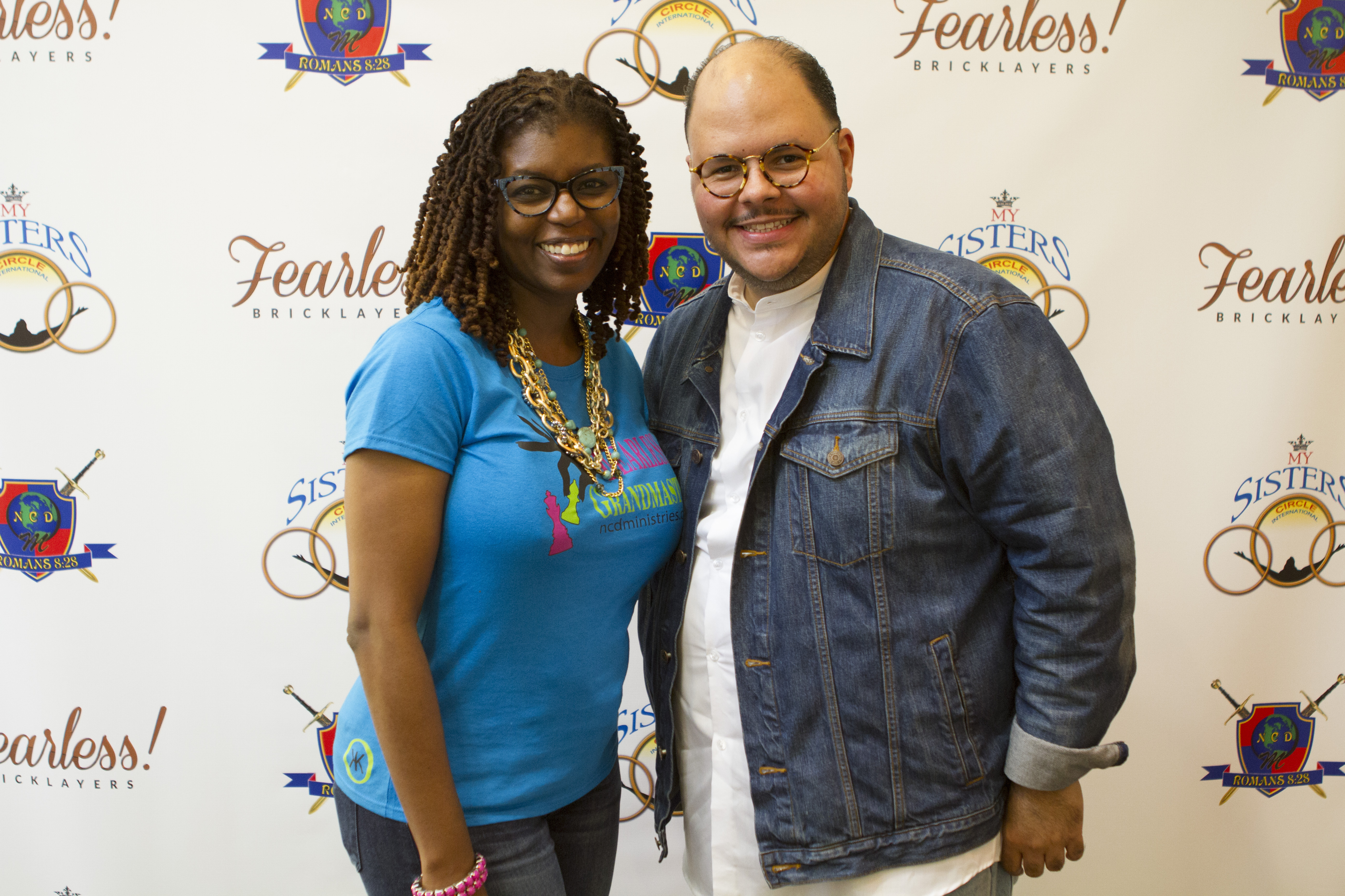 Nakia C. Davis and Pastor Chance D. Lynch pose for the camera