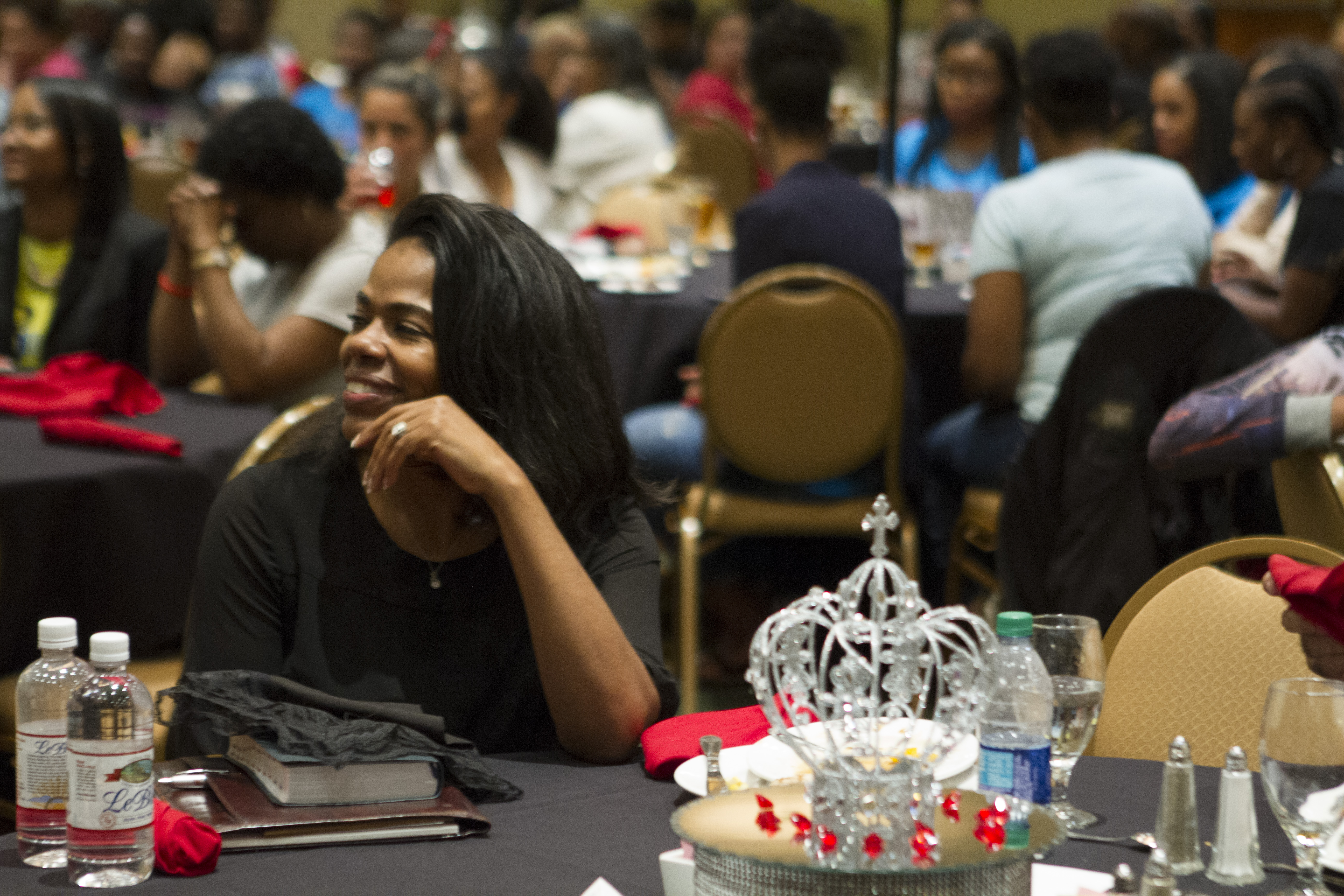 No Fear Conference Attendees look on